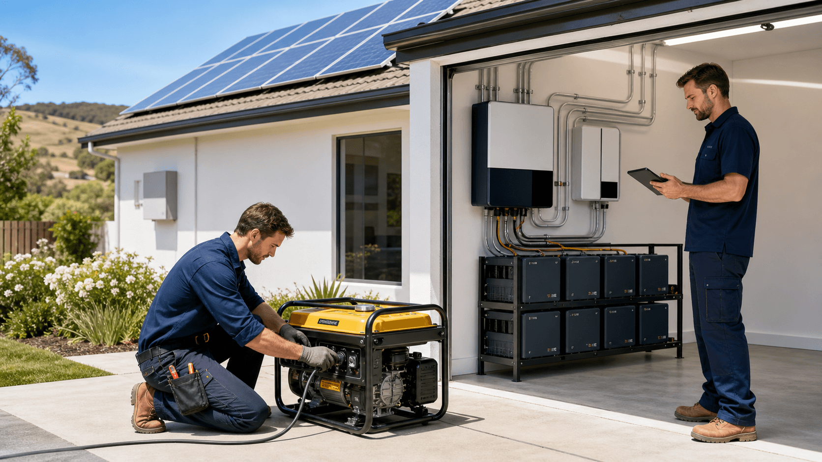 Generator Pairing with a Sungold Power Hybrid Inverter
